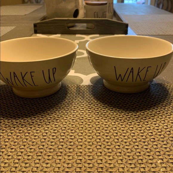 Rae Dunn “wake up” bowls - Picture 1 of 1